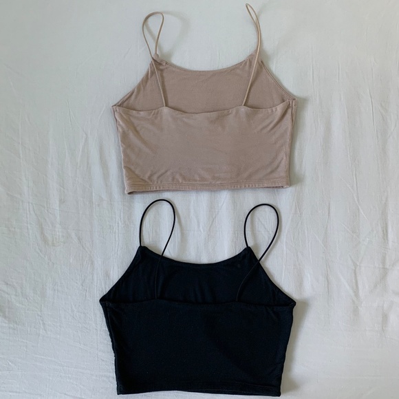 Fashion Nova Mocha and Black Women’s Kiki Crop Top Size XS (GUC) - Picture 4 of 10